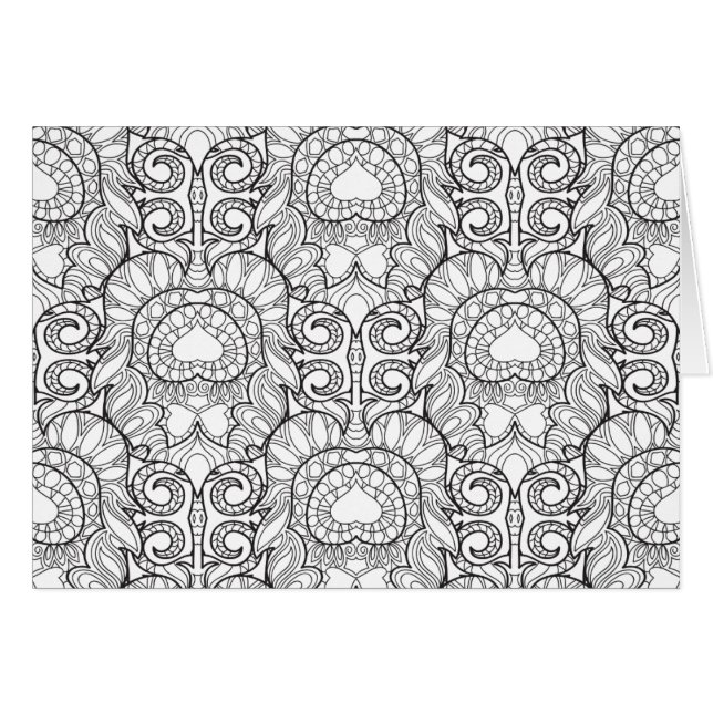 孔雀の羽パターン落書き (正面横)