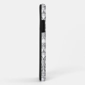 孔雀の羽パターン落書き Case-Mate iPhoneケース (裏面/右)