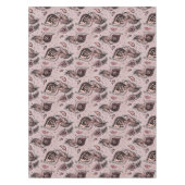 孔雀の羽パターン テーブルクロス (正面)