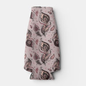 孔雀の羽パターン ボトルクーラー (正面)