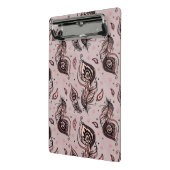 孔雀の羽パターン ミニクリップボード (アングル2)