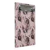 孔雀の羽パターン ミニクリップボード (アングル)