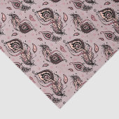 孔雀の羽パターン 薄葉紙 (詳細)