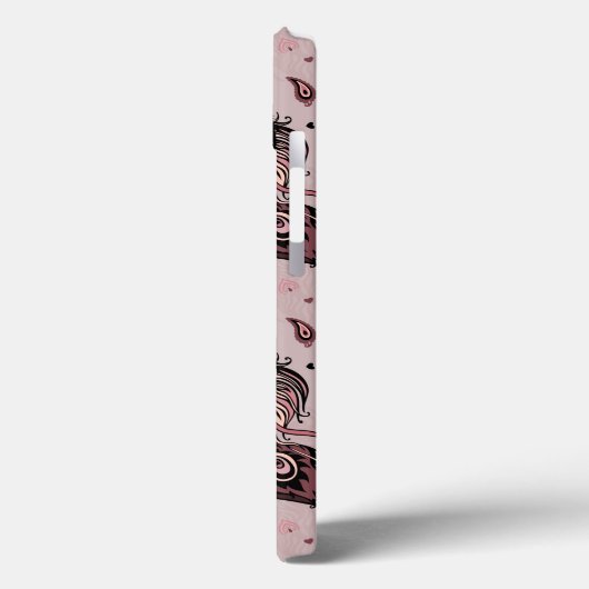 孔雀の羽パターン Case-Mate iPhoneケース (裏面 / 左)