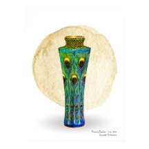 孔雀の羽プリント、バリューポスター紙(マット)