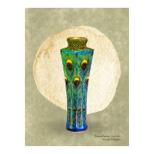 孔雀の羽プリント、バリューポスター紙(マット)