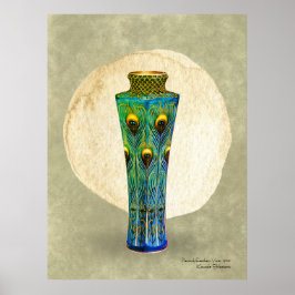 孔雀の羽プリント、バリューポスター紙（マット） ポスター