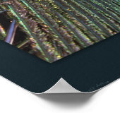 孔雀の羽プリント-24x20 – 小さい利用可能 ポスター (角)