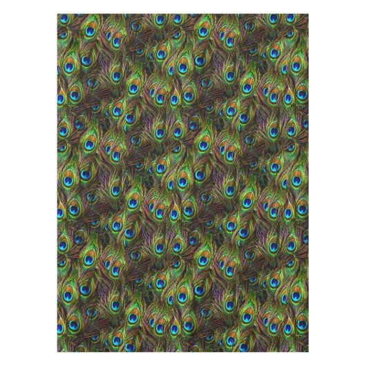 孔雀の羽根の侵入 テーブルクロス (正面)