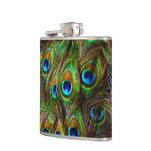 孔雀の羽根の侵入 フラスク (左)