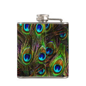 孔雀の羽根の侵入 フラスク (裏面)