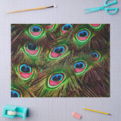 孔雀の羽根ティッシュペーパー 薄葉紙 (クラフト)