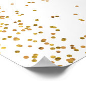 孔雀の羽根50周年結婚のポスター ポスター (角)