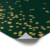 孔雀の羽根50周年結婚記念 ポスター (角)