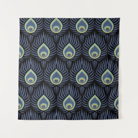 孔雀の羽根：パタエレガントーン。 タペストリー (正面)