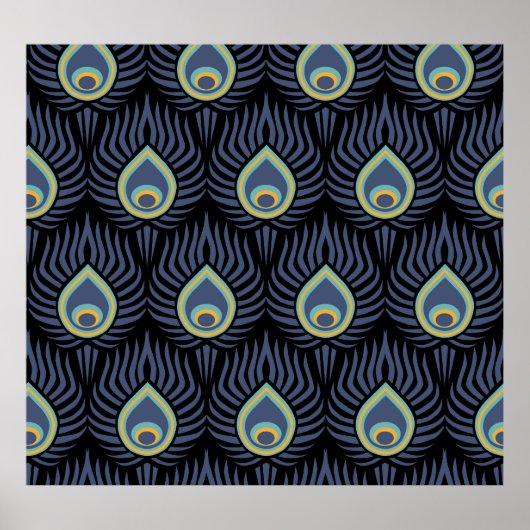 孔雀の羽根：パタエレガントーン。 ポスター (正面)