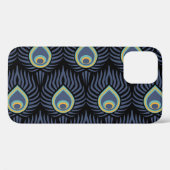 孔雀の羽根：パタエレガントーン。 Case-Mate iPhoneケース (裏面 (横))