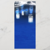 孔雀の羽根、メイソンの瓶&ストリングライトメニュー メニュー (裏面)