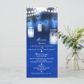 孔雀の羽根、メイソンの瓶&ストリングライトメニュー メニュー (スタンド正面)