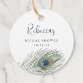 孔雀の羽根 レット・ラブ・グロウ 植物または種 フェイバータグ (裏面)