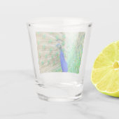 孔雀の羽毛 ショットグラス (裏面)