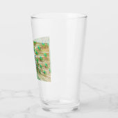 孔雀の羽毛 タンブラーグラス (左)