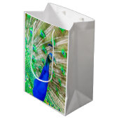 孔雀の羽毛 ミディアムペーパーバッグ (正面アングル)