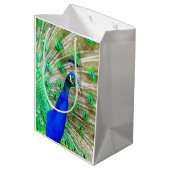 孔雀の羽毛 ミディアムペーパーバッグ (裏面アングル)