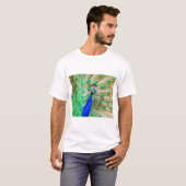 孔雀の羽毛 Tシャツ (正面フル)