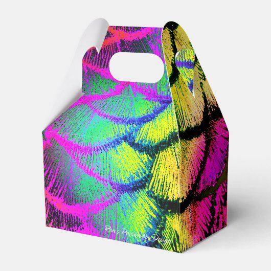 孔雀の羽1 フェイバーボックス (正面サイド)