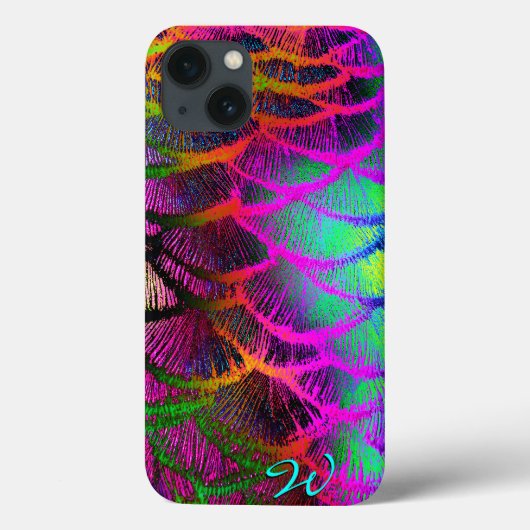 孔雀の羽1-3オプション Case-Mate iPhoneケース (裏面)