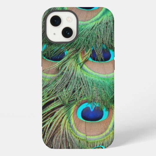 孔雀の羽3 iPhoneケース (裏面)