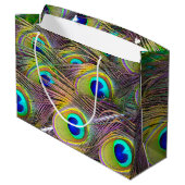 孔雀の羽5 ラージペーパーバッグ (裏面アングル)