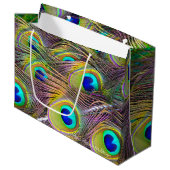 孔雀の羽5 ラージペーパーバッグ (正面アングル)