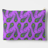 孔雀の羽 アクセサリーポーチ (裏面)