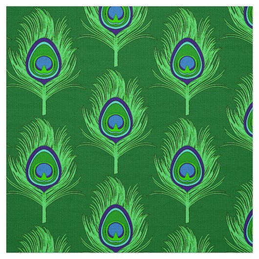 孔雀の羽、エメラルドグリーンのライムグリーン ファブリック (見本)