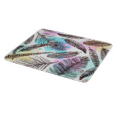 孔雀の羽 カッティングボード (角)