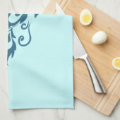 孔雀の羽 キッチンタオル (四つ折り)