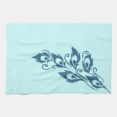 孔雀の羽 キッチンタオル (横)