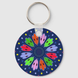 孔雀の羽 キーホルダー