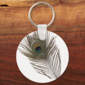 孔雀の羽 キーホルダー (正面)