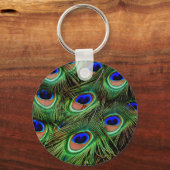 孔雀の羽 キーホルダー (正面)