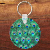 孔雀の羽 キーホルダー (正面)