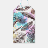 孔雀の羽 ギフトタグ (裏面)