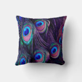 孔雀の羽 クッション (裏面)