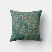 孔雀の羽 クッション (裏面)