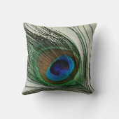 孔雀の羽 クッション (裏面)
