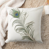 孔雀の羽 クッション (ブランケット)