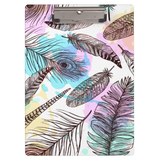 孔雀の羽 クリップボード (正面)