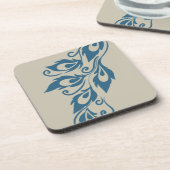 孔雀の羽 コースター (左側)